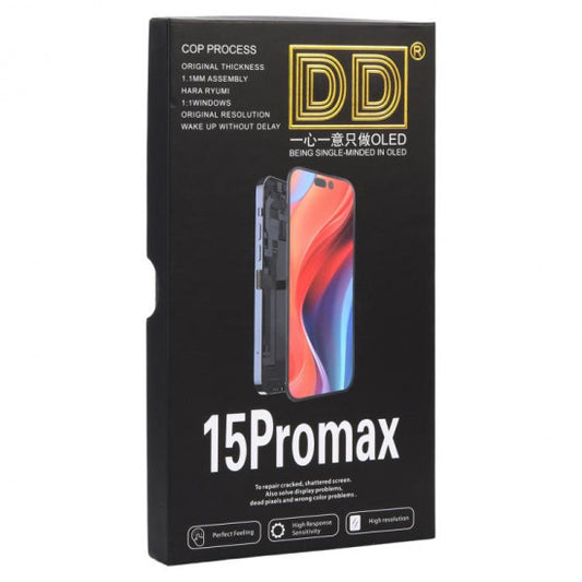 DD OLED Display for iPhone 15 Pro Max – Premium COP Screen Replacement Assembly High Resolution & Fast Touch Response