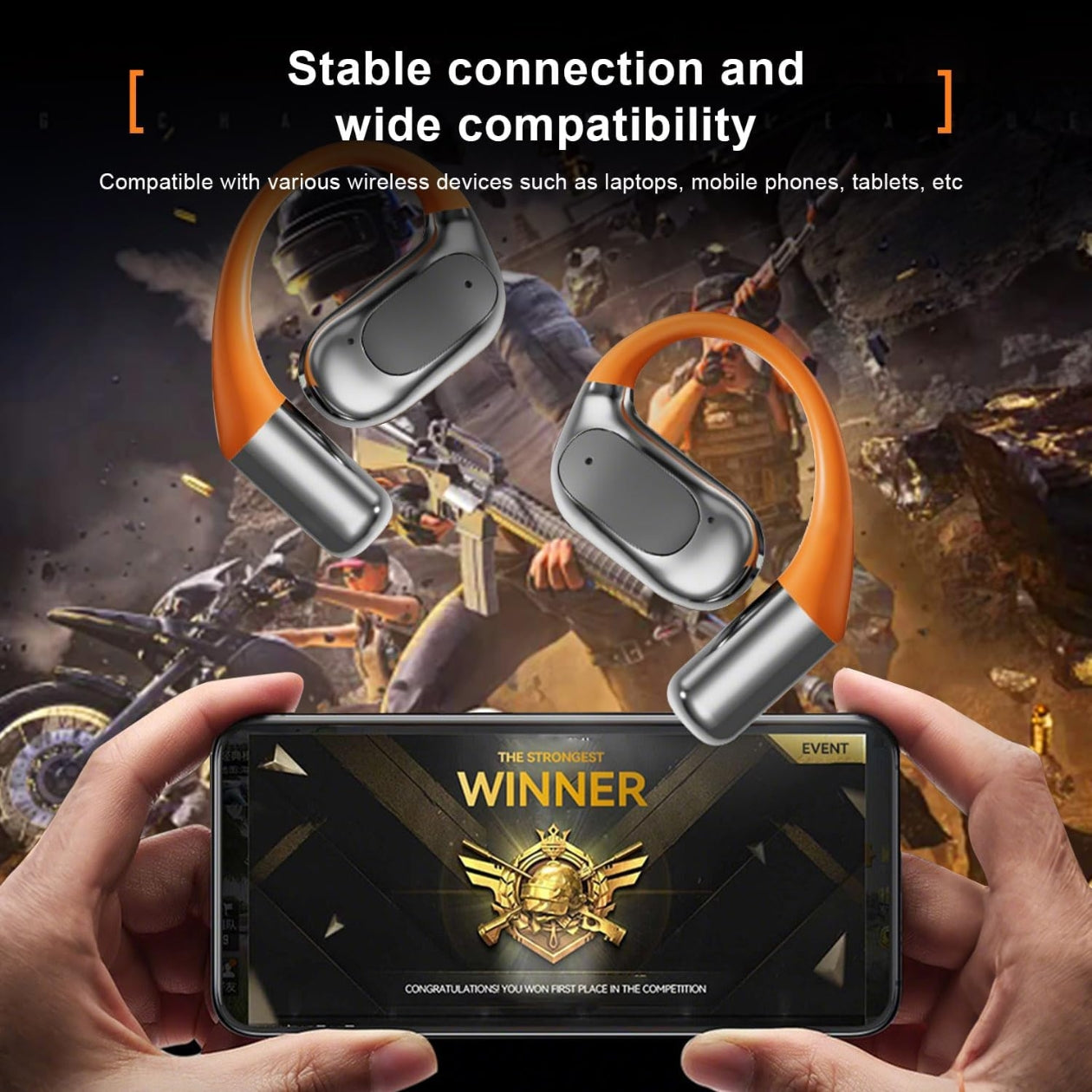 OpenWearable True Wireless Earphones – Spatial Sound V5.4 Bluetooth