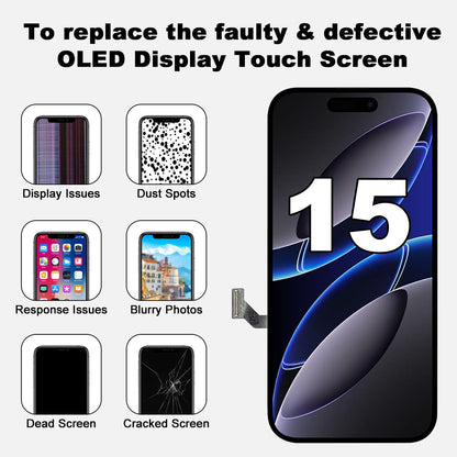 DD X15 OLED Display – COP Process Premium Replacement Screen with High Resolution & Fast Response