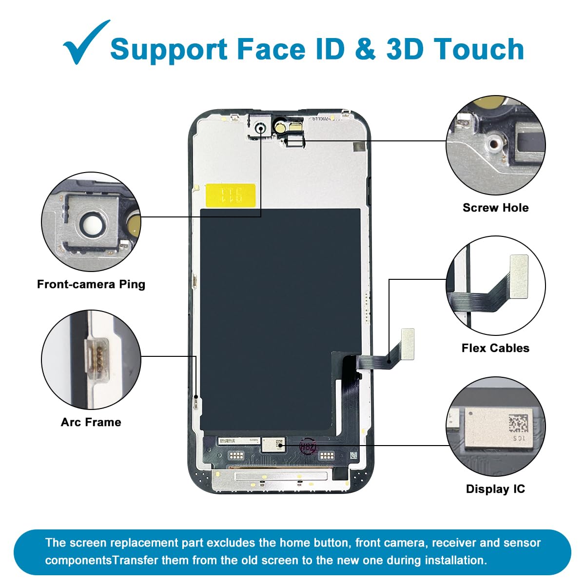 DD X15 OLED Display – COP Process Premium Replacement Screen with High Resolution & Fast Response