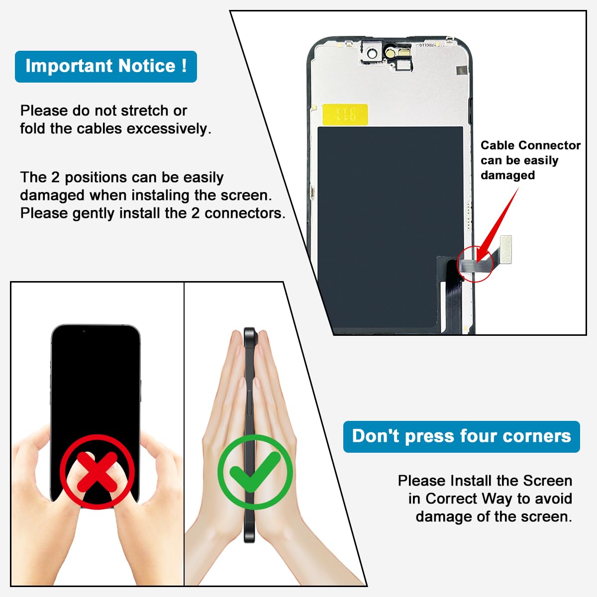 DD X15 OLED Display – COP Process Premium Replacement Screen with High Resolution & Fast Response