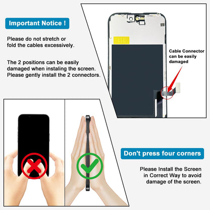 DD X15 OLED Display – COP Process Premium Replacement Screen with High Resolution & Fast Response