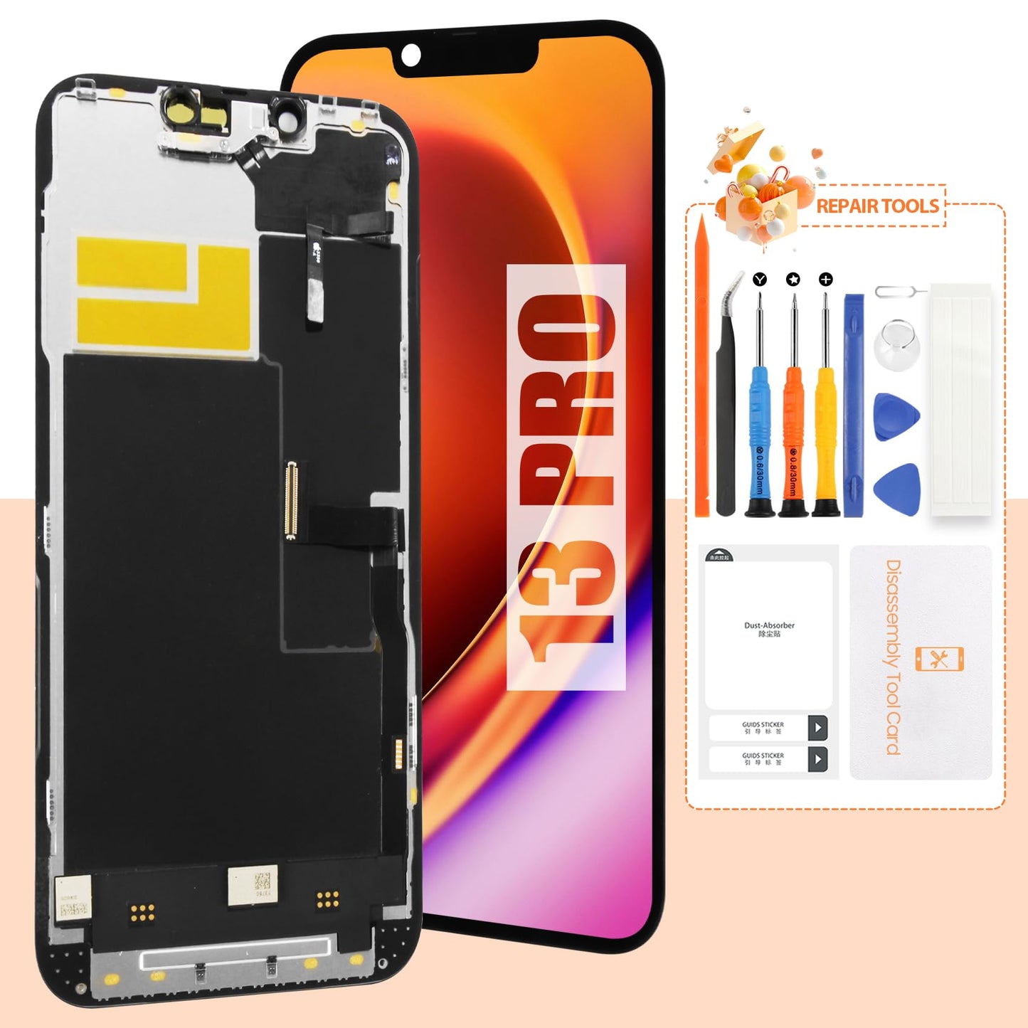 DD AMOLED Display for iPhone 13 Pro – 120Hz High Refresh Rate Soft OLED Screen