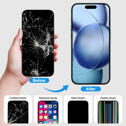 DD OLED Display for iPhone 15 Pro – Premium COP Screen Replacement Assembly High Resolution & Fast Touch Response