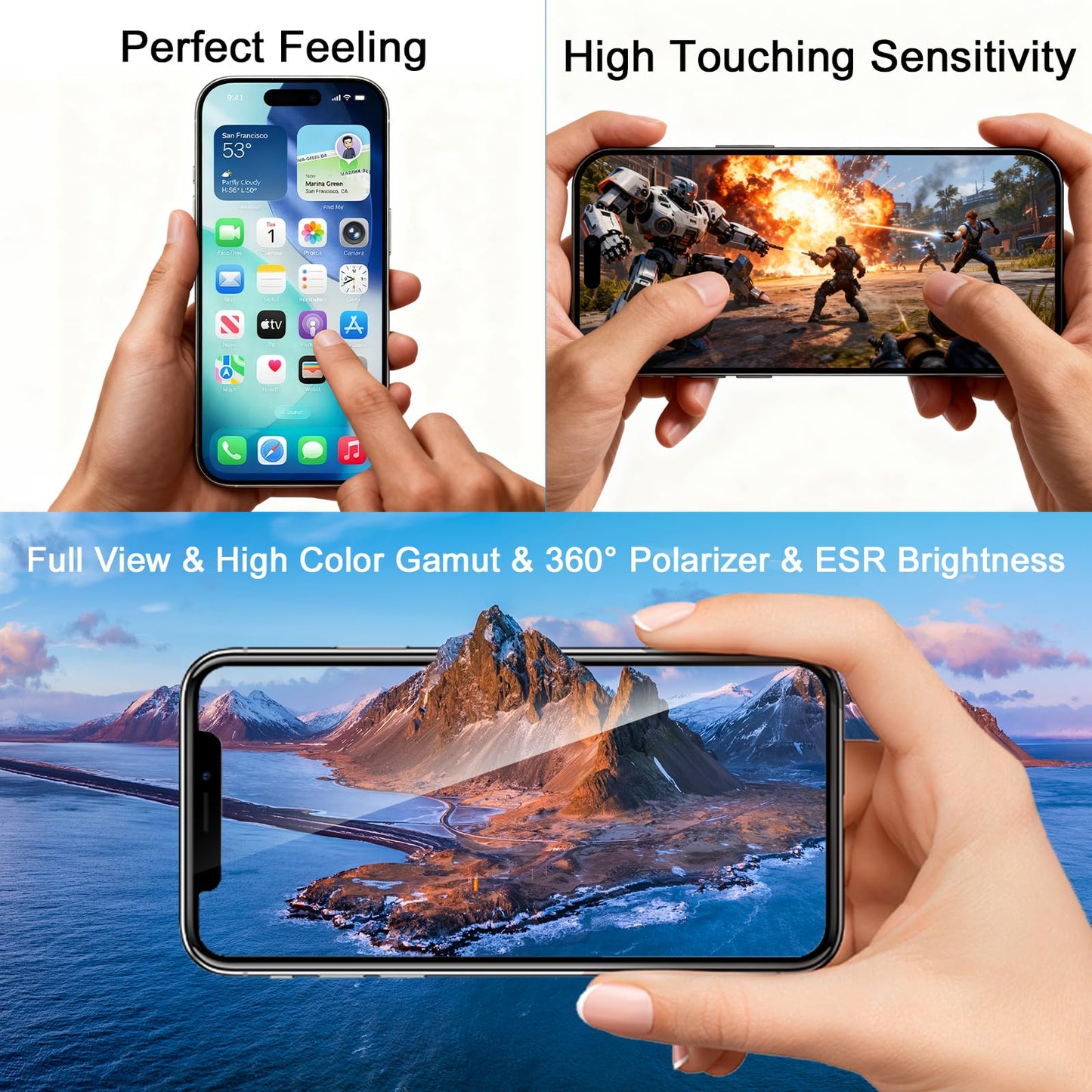 DD OLED Display for iPhone 15 Pro – Premium COP Screen Replacement Assembly High Resolution & Fast Touch Response