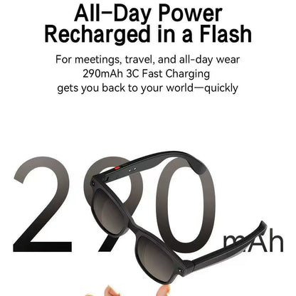 Smart AI Glasses for Photos, Videos & Calls