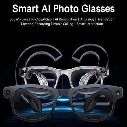 Smart AI Glasses for Photos, Videos & Calls