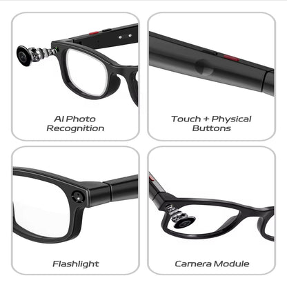 Smart AI Glasses for Photos, Videos & Calls