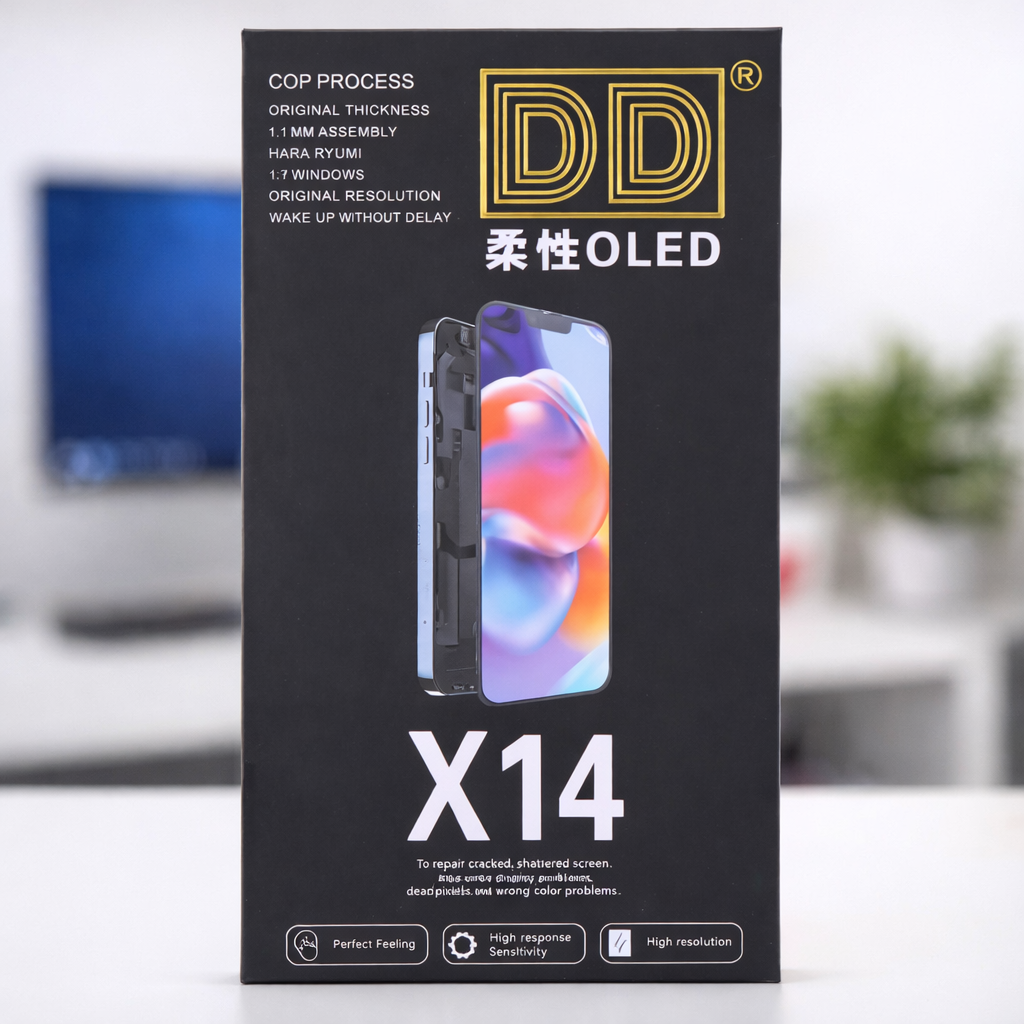 DD Soft OLED Display for iPhone X (X14) – High Resolution Screen Replacement with Fast Touch Response